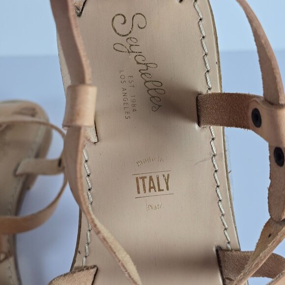 Seychelles Upcycle Vacchetta Strappy Leather Sandals Women’s 8 - Picture 6 of 7